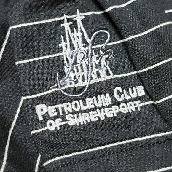 Fairway & Greene SS Polo Black w/ White Stripes - Size XXL - Picture 3 of 6